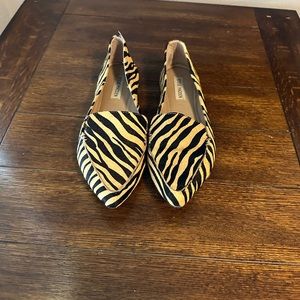 Steve Madden Zebra print Loafers size 10